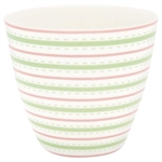 Sari White latte cup fra GreenGate - Tinashjem
